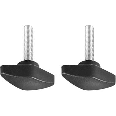 Imagem de Boxonly Puxadores de parafuso de aperto para máquina de torno equipamento mecânico instrumento e equipamento da indústria de aparelhos em forma de T manípulo de parafuso de fixação M6 x 30 mm 2 peças