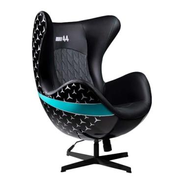 Imagem de Poltrona Decorativa Egg Chair nº 44 Hamilton Preta G53 - Gran Belo