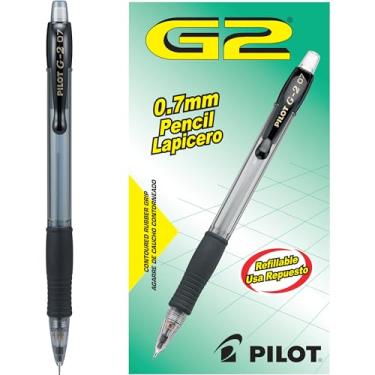 Imagem de PILOT Lapiseiras G2, grafite de 0,7 mm, com detalhes em preto, pacote com 12 (51015)