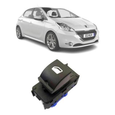 Imagem de Botão Vidro Elétrico Interruptor P/ Peugeot 208 Após 2013 [F103]