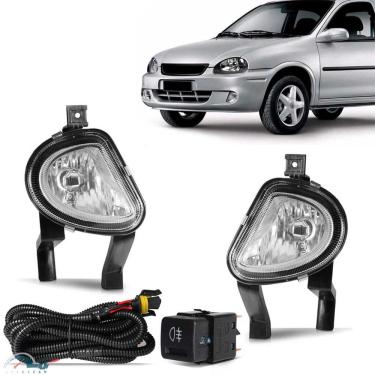 Imagem de Kit Farol de Milha Auxiliar Corsa Classic 2003 2010 C/botão