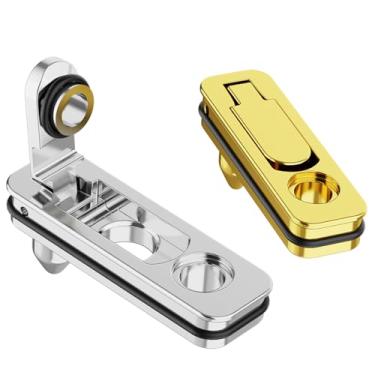 Imagem de Pacote com 2 vedações de vedação de isqueiro, base selada de metal, kit de reparo de isqueiro com almofada de algodão e ranhura de pederneira, acessórios antievaporação para inserção de isqueiros