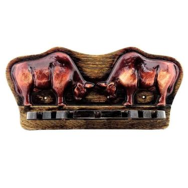 Imagem de Suporte De Parede Porta Espeto Churrasco Boi