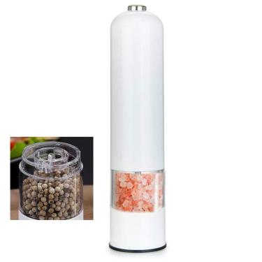 Imagem de Moedor Eletrico Tempero Pimenta Sal Condimento Cardamomo Cozinha Triturador Automatico Receita Preparo Refeiçao