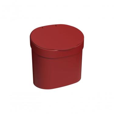 Imagem de Lixeira Plástica Coza Para Pia Vermelho Bold 4L 22,8 X 15,6 X 22,4 Cm Linha Basic Vermelho Bold
