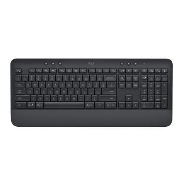 Imagem de Teclado sem Fio Logitech K650 - Padrão US - Receptor USB Logi Bolt ou Bluetooth - Preto - 920-010911-Unissex