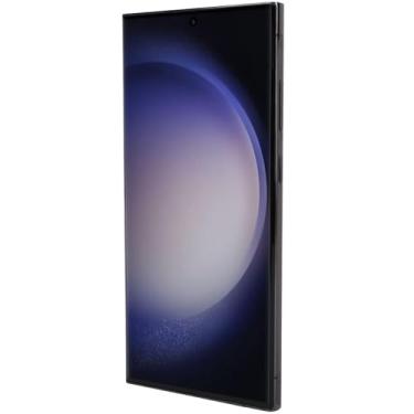 Imagem de Conjunto de Tela Digitalizadora de Toque, Suporte de Alta Resolução para Substituição de Tela Digitalizadora de Telefone Com Impressão Digital para S23 Ultra 5G (Preto