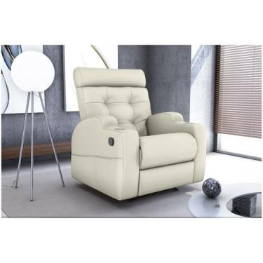Imagem de Poltrona Reclinável Moderna Matrix Compass, Bege