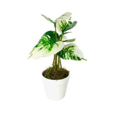 Imagem de Arranjo de Planta Artificial em Vaso de Plástico - Melhores Ofertas , 