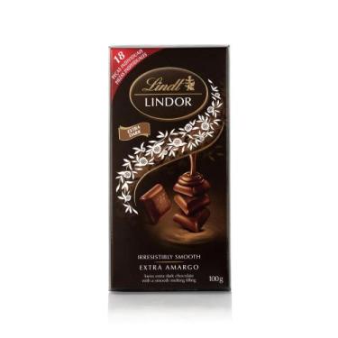 Imagem de Chocolate Lindt Lindor Extra Dark com Recheio Cremoso 100g