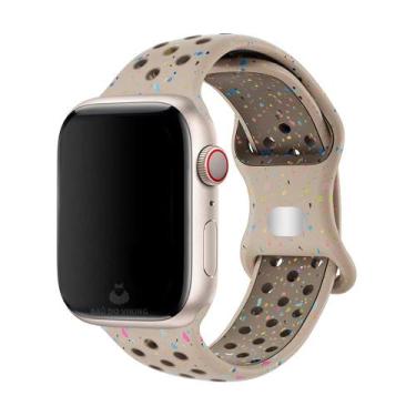 Imagem de Pulseiras Furos Duplo Fecho Reciclável Compatível com Apple Watch - Ba