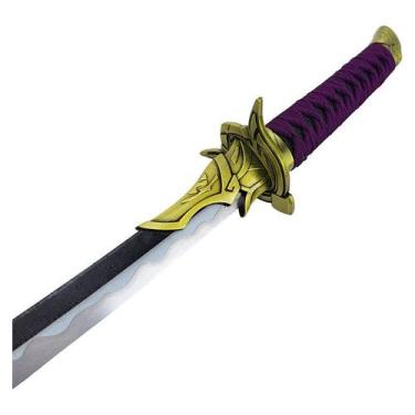 Imagem de Espada Katana Amenoma Kageuta Genshin Impact Roxa - Tenda Medieval