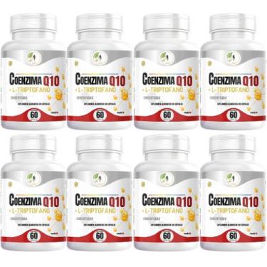 Imagem de KIT C/8 Coenzima Q10 + L Triptofano 60 Cápsulas - Fits Life