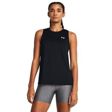 Imagem de Regata de Treino Feminina Under Armour Tech Tank, Preto, G