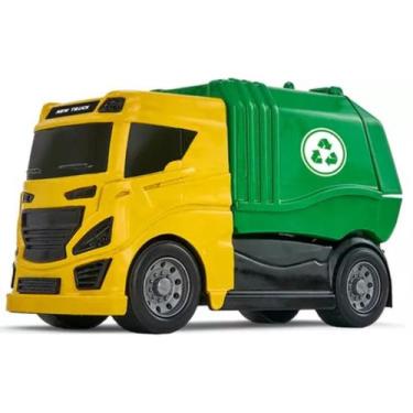 Imagem de 2x Caminhão Bs Cargas Coletor Lixo Ls Infantil Brinquedo Carrinho - Bs