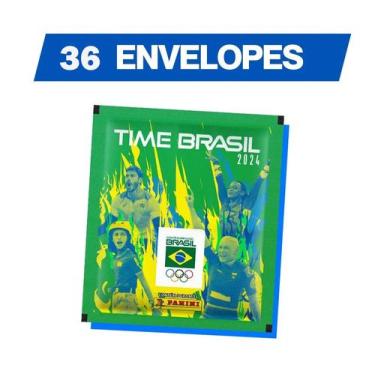 Imagem de Kit 180 Figurinhas Time Olimpico Brasil 2024 Medalha Ouro - Panini