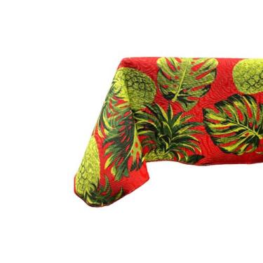 Imagem de Toalha De Mesa Retangular Estampada Abacaxi - MILLENIADECOR, 46 ABACAX