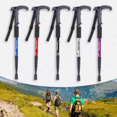 Imagem de Bengala Bastão Para Trilha Apoio Caminhadas Trekking Camping - Magalu 
