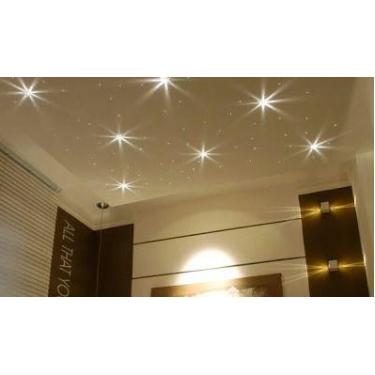 Imagem de Teto Estrelado Iluminação Wifi Branco Fibra Ótica Mix 600 pontos