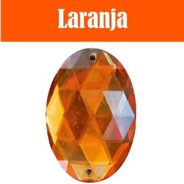 Imagem de Chaton Oval Taz-021 - 25mm - Laranja - Nº: 16 - Nybc