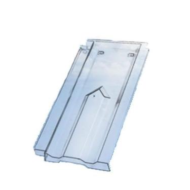 Imagem de Telha Francesa Em Policarbonato Transparente Caixa Com 15 Peças - Plas