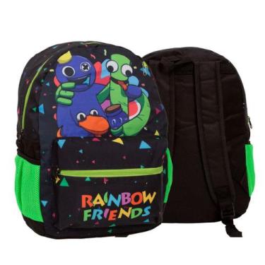 Imagem de Mochila Infantil Rainbow Friends Menino Creche Pre Escola - TOYS 2U