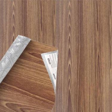 Imagem de Papel De Parede Plástico Adesivo Madeira Cerejeira 5m X 45cm - Leotack