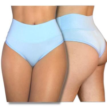 Imagem de Kit 6 Calcinha Feminina Cintura Alta Colorida Conforto - VIÉRE, GG, Va