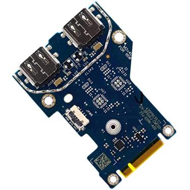 Imagem de Placa USB Deal4GO USB2.0 Placa filha PXVKJ 0PXVKJ LS-K66EP Substituição para laptop gamer Dell G15 5510 5511