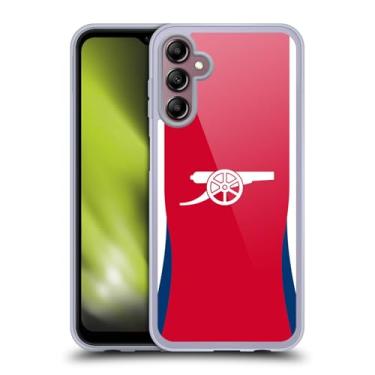 Imagem de Head Case Designs Capa de gel macio oficialmente licenciada Arsenal FC Home 2024/25 compatível com Samsung Galaxy A14 5G