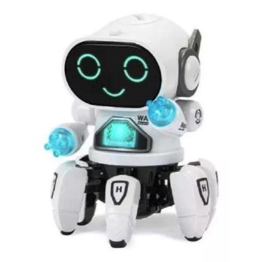 Imagem de Robô White dançarino - 20 cm - com luz e som - Art brink