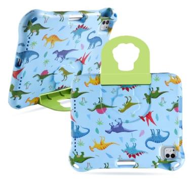 Imagem de Capa para tablet de dinossauro compatível com iPad 11 A16 iPad 10 10ª geração 11ª geração para crianças, meninos, EVA, leve, compatível com crianças, com alça de suporte, à prova de choque infantil