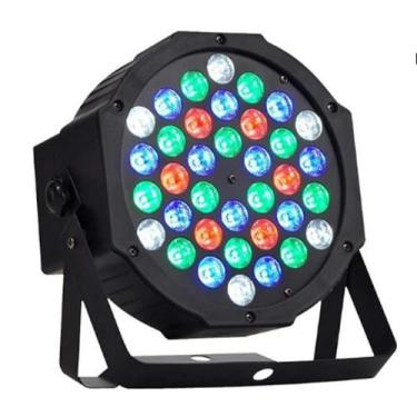 Imagem de Par Led 36 Rgbw Slim Refletor Canhão Auto Dmx Show Strobo - AD LIGHT