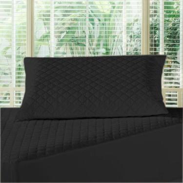 Imagem de Capa de Travesseiro Impermeável Kit 02 Peças Matelado Barra Água e Líq