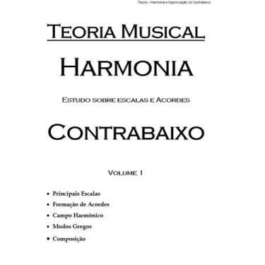 Imagem de Caderno de Teoria Musical - Escalas e acordes no Contrabaixo - Academi