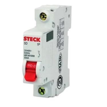Imagem de Disjuntor Unipolar 6A Curva C Steck