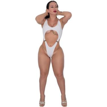Imagem de Lingerie Body Sexy Maiô Fio Praia Cavado Sensual Bory - Fanáticos Por 