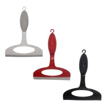 Imagem de Rodinho Seca Pia Prático Com Suporte Para Parede Plástico - PLASUTIL