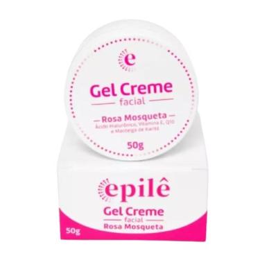 Imagem de Gel Creme Facial Rosa Mosqueta Ácido Hialurônico 50G - Epilê