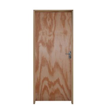 Imagem de Kit Porta Lisa de Madeira Mescla 70 X 2.10 Batente Ecológico 09cm Fech