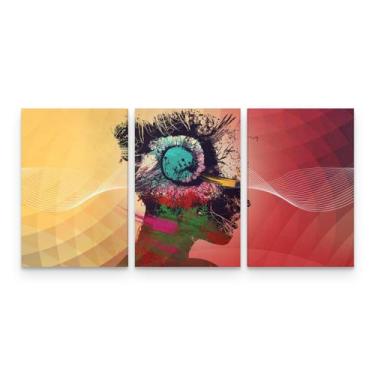 Imagem de Quadro Consultório Psicologia Mente Abstratada Arte -  Wall Frame