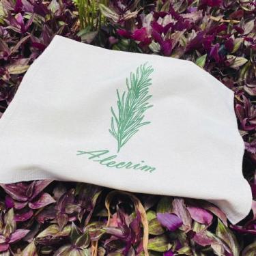 Imagem de Pano de Prato Sarja 100% Algodão  (Pé de Galinha Premium)  : Cru Tempe