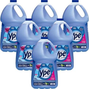 Imagem de Kit 6 Amaciante De Roupas Ypê Aconchego 5 Litros Atacado