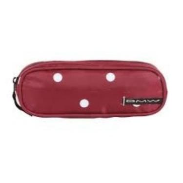 Imagem de Estojo 1 Divisória Vinho Com Poá Branco 48967 DMW