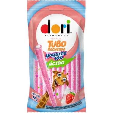 Imagem de Kit c/ 3un Regaliz Tubo Yogurte Ácido 70g  - Dori