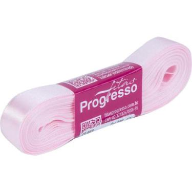 Imagem de Fita de Cetim 15MM 10M Rosa Claro - Fitas Progresso