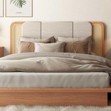 Imagem de Cabeceira Estofada Com Tela Natural Dalla Costa 1,70 m - Dalla Costa Q