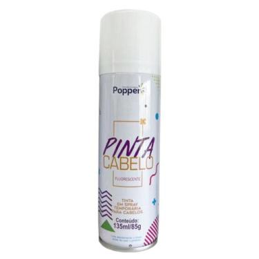 Imagem de Tinta Temporária para Cabelo Branco Flourescente - 135ml - Popper