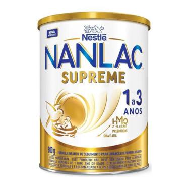 Imagem de Fórmula Infantil NANLAC Supreme Nestlé 1 a 3 anos 800g - Nestle