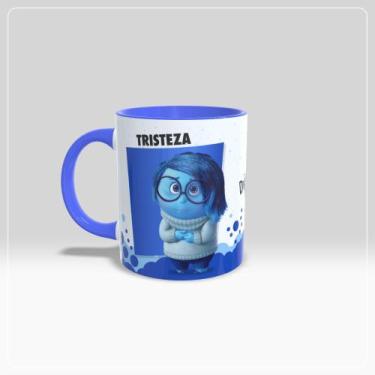 Imagem de Caneca  Divertida mente 2 Tristeza - Jlssublimação, Azul